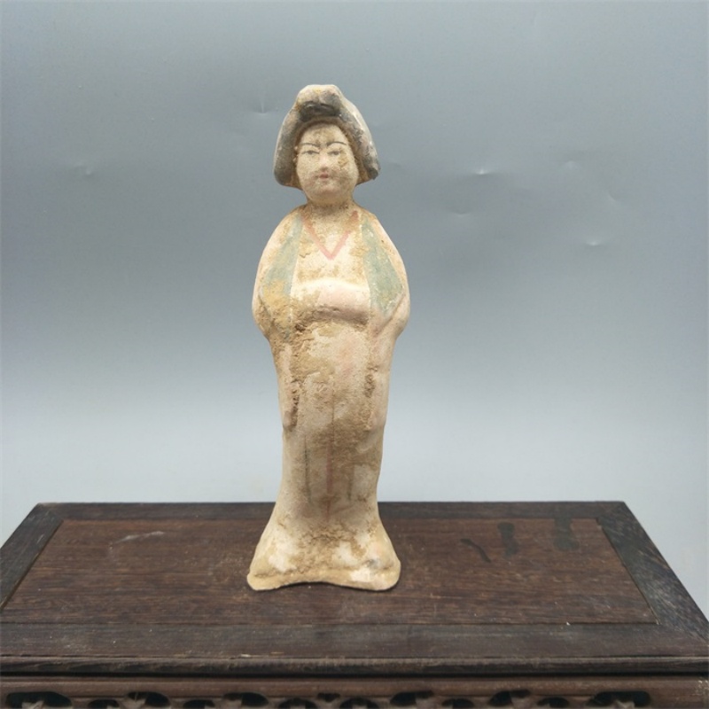 Vintage Collectible Pottery - 唐時代のアンティーク三彩陶器美術品、古代磁器コレクション像