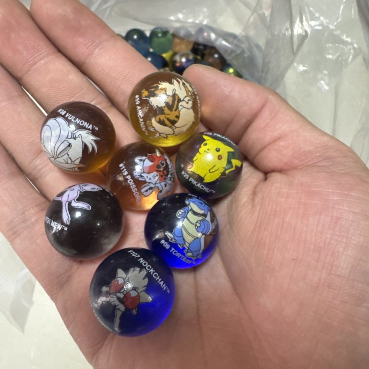 Vintage Collectible Marbles - 公式ポケモンルースグッズ、アメリカ初代マーブル、希少なヴィンテージコレクティブル写真アルバム、クリスマスプレゼント