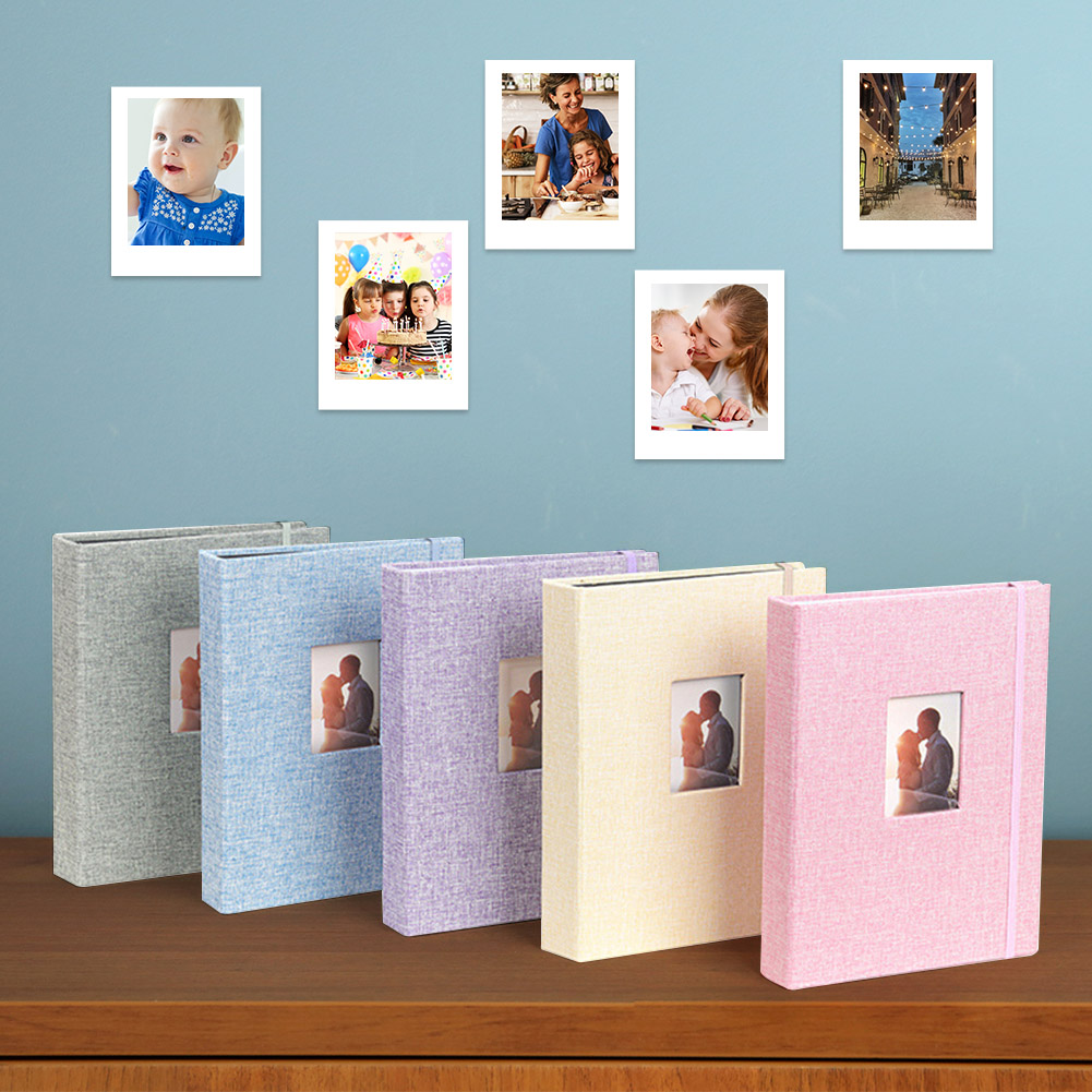 3 インチ 208 ポケット富士フイルムインスタックスミニフ - Polaroid Photo Album のレビューと価格
