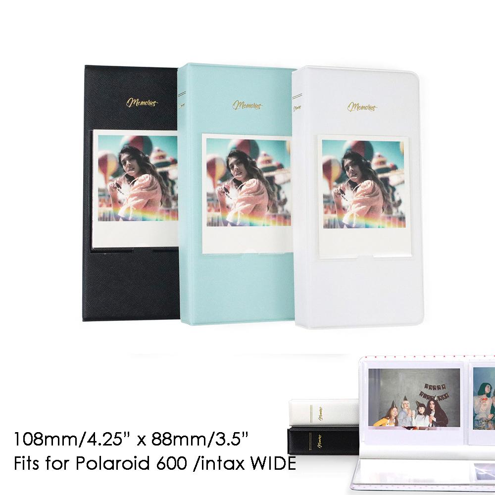 600フィルム用の64ポケット付きフォトアルバム収納ブック, - Polaroid Photo Album のレビューと価格