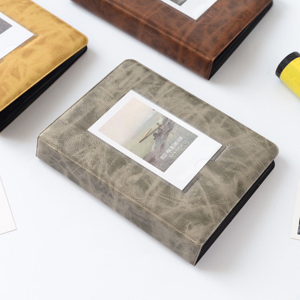 3インチ64ポケットミニインスタントアルバムレトロ旅行アルバ - Polaroid Photo Album のレビューと価格