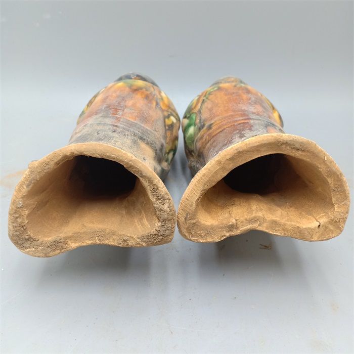 古いコレクション唐三彩塗装女性像像ペアアンティーク模造コレク - Vintage Collectible Pottery のレビューと価格