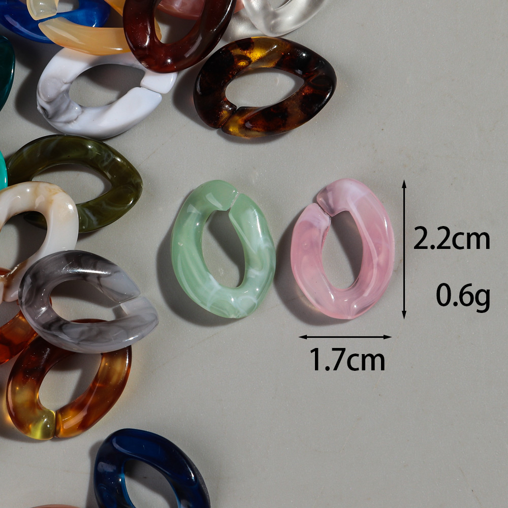 100個入り マーブルカラー アクリル 17x23mm 不規 - Vintage Collectible Marbles のレビューと価格