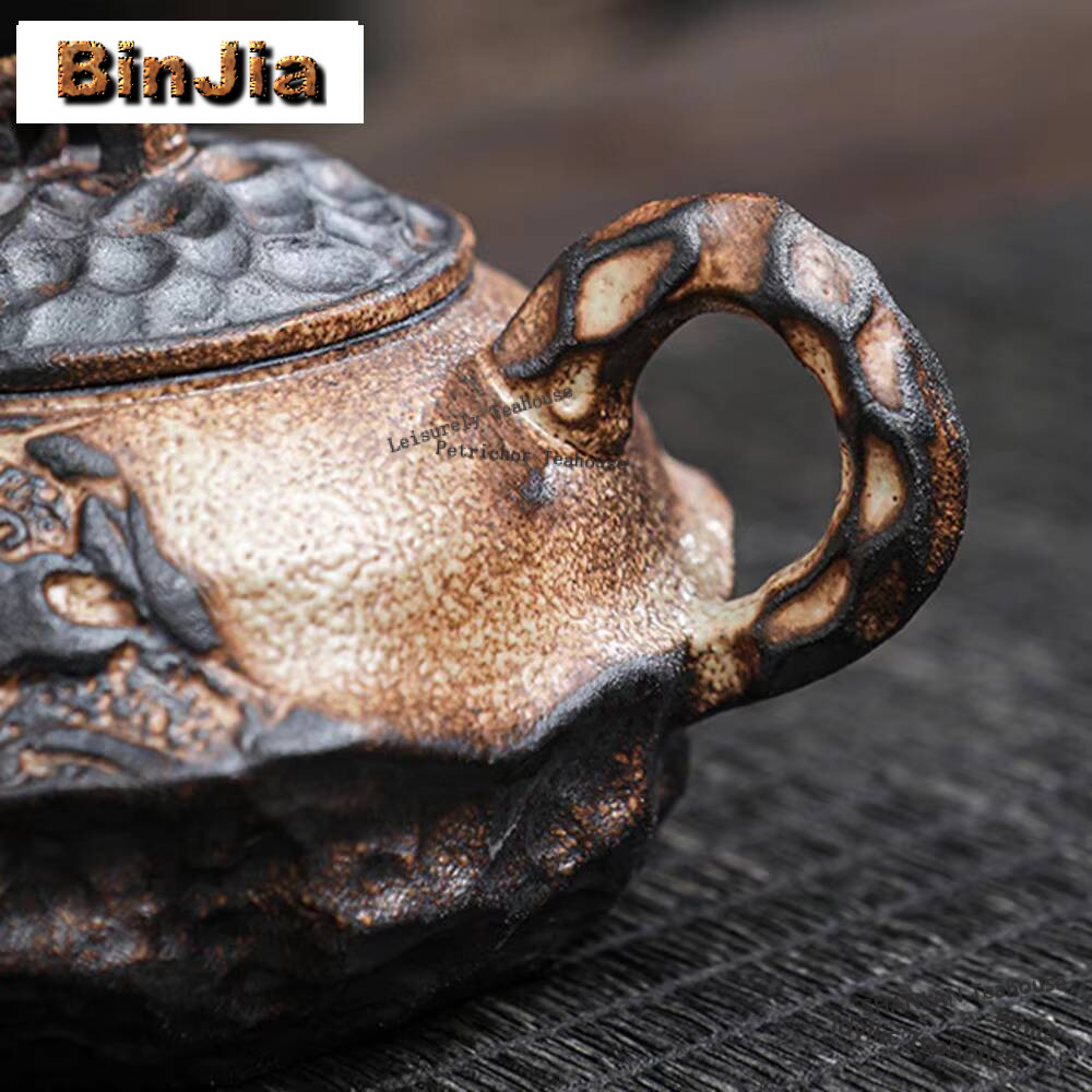 古い日本の岩の泥のティーポット,ヴィンテージの粗い陶器の石の - Vintage Collectible Pottery のレビューと価格