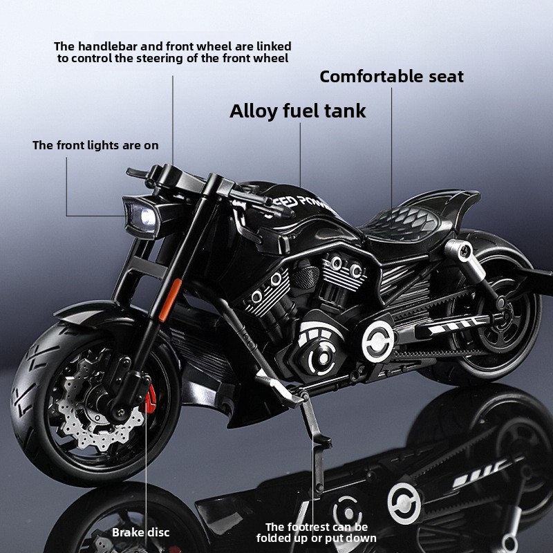 シミュレーション1:10合金製ハーレーヴィンテージバイクモデ - Vintage And Collectible Toys のレビューと価格