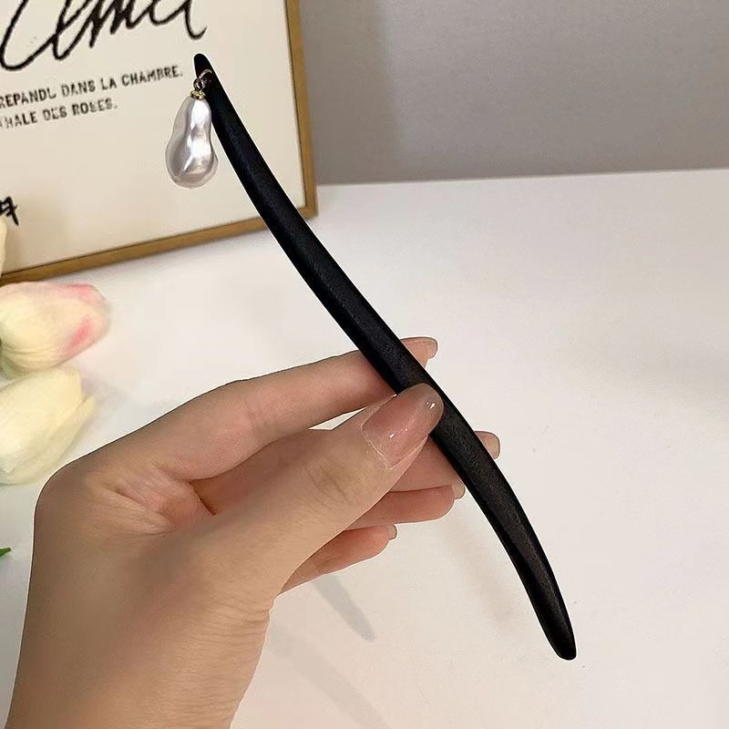 ヴィンテージ中国風の木製花ヘアスティックパールヘアピンジュエ - Vintage Jewelry Collection のレビューと価格