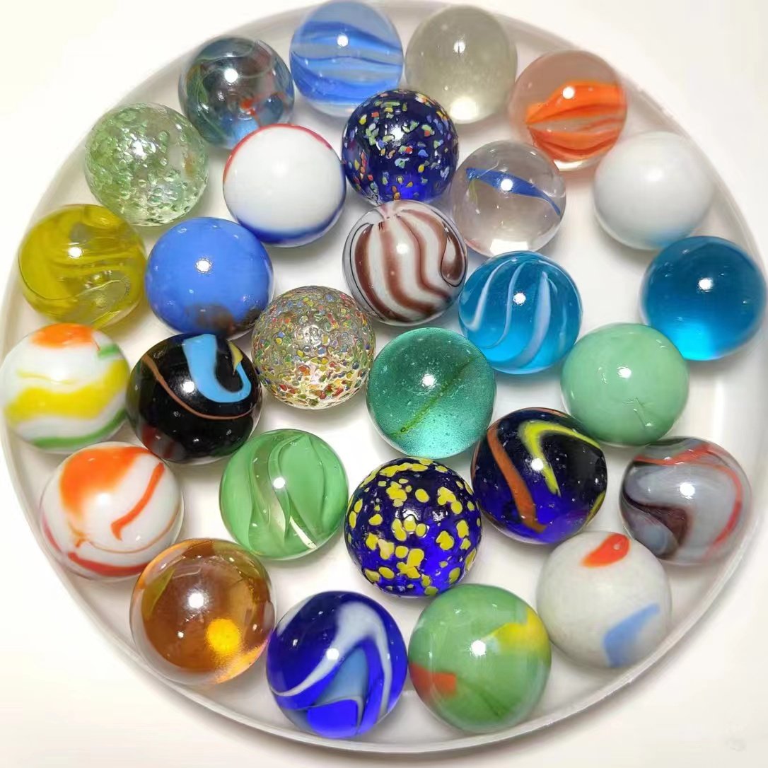 16mm 25mm 35mm カラーガラス玉 ソリッドボール - Vintage Collectible Marbles のレビューと価格