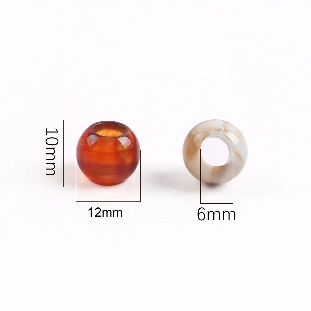 ジュエリー作り用の大理石パターンビーズ,丸いスペーサー,大き - Vintage Collectible Marbles のレビューと価格