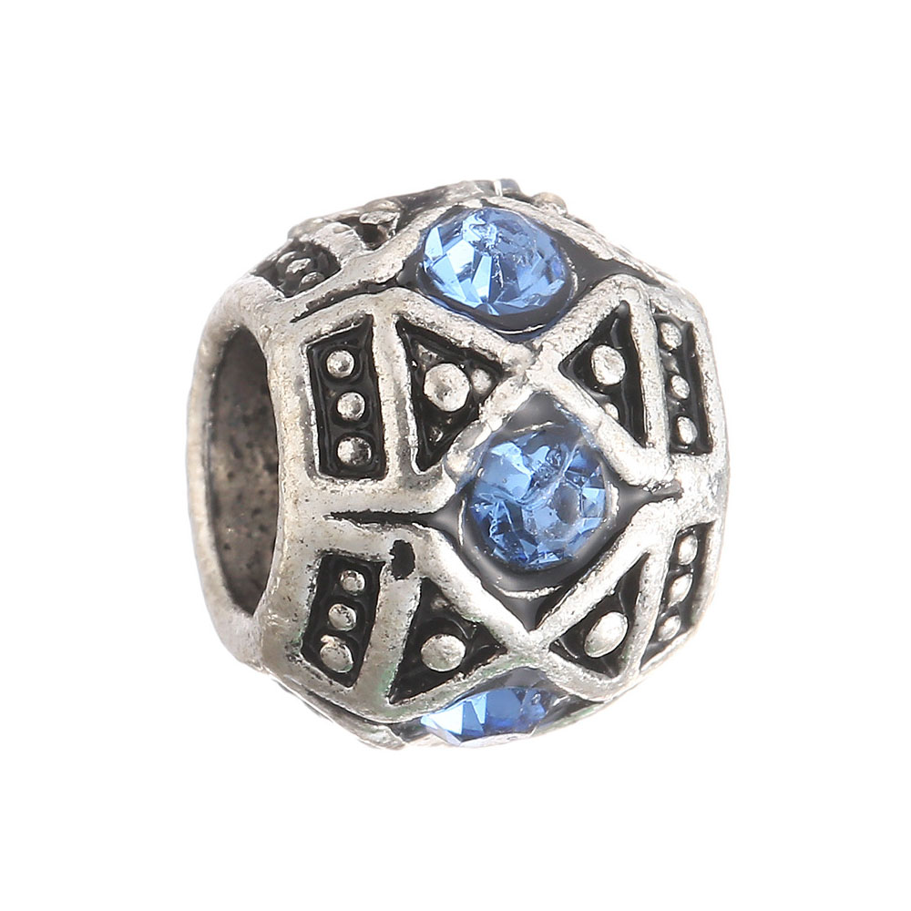 10 個ヴィンテージアンティークシルバーカラー大穴メタルライ - Vintage Jewelry Collection のレビューと価格