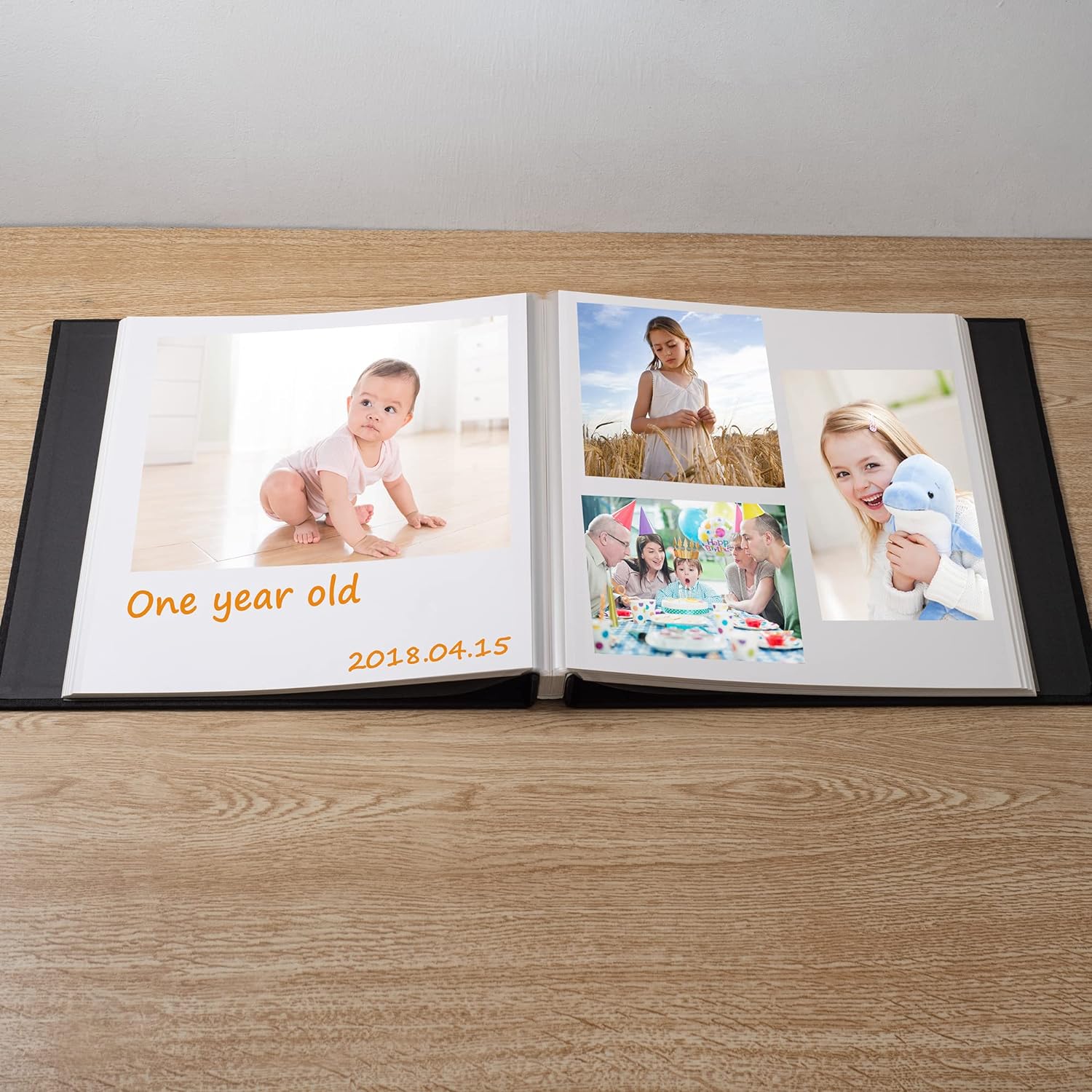 アルバム自己粘着スクラップブック 4 × 6 5 × 7 8 - Polaroid Photo Album のレビューと価格