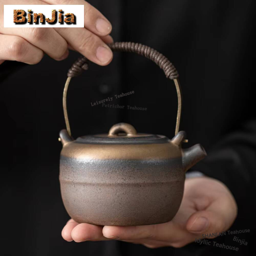 生の陶器ティーポット股間鉄のアップルリフティングビームポット - Vintage Collectible Pottery のレビューと価格
