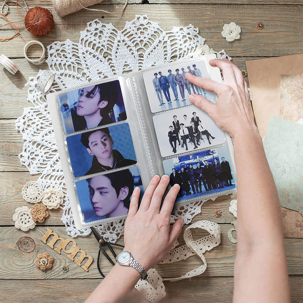 K-pop透明フォトアルバム,ミニポラロイド写真,列車のチケ - Polaroid Photo Album のレビューと価格